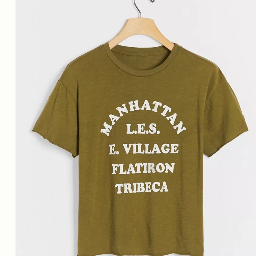 Anthropologie Downtown Manhattan Graphic Tee